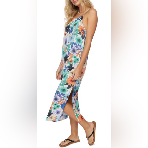 O’Neill Bayleigh Printed Dress - Size S - Picture 3 of 4